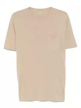 Футболка с круглым вырезом Officine Generale, коричневый