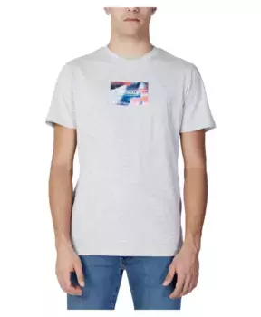 Футболка с круглым вырезом осенне зимняя коллекция Jack & Jones, серый