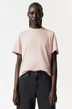 Футболка с круглым вырезом & Other Stories, розовый