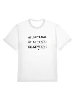 Футболка с круглым вырезом Outer Space 7 Helmut Lang, белый