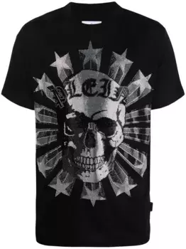 Футболка с круглым вырезом Philipp Plein, черный