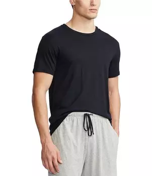 Футболка с круглым вырезом Polo Ralph Lauren Big & Tall Supreme Comfort, черный