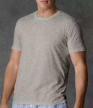 Футболка с круглым вырезом Polo Ralph Lauren Big & Tall Supreme Comfort, серый
