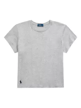 Футболка с круглым вырезом POLO RALPH LAUREN, серый