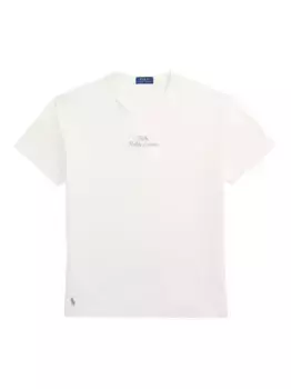 Футболка с круглым вырезом POLO RALPH LAUREN, белый