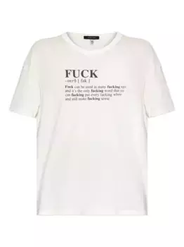 Футболка с круглым вырезом R13, белый