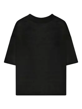 Футболка с круглым вырезом Roberto Collina, черный