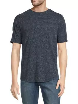 Футболка с круглым вырезом с короткими рукавами Good Man Brand, цвет Navy Heather