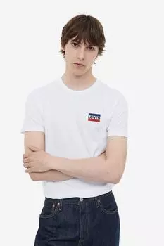 Футболка с круглым вырезом с рисунком (2 шт) Levi's Levi'S, белый