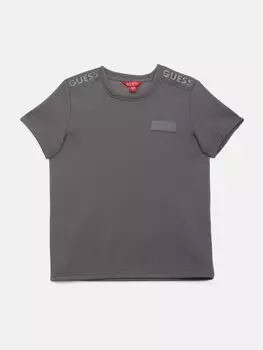 Футболка с круглым вырезом с тиснением Khaleb (7-16) Guess Factory, цвет Si-F Dk