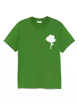 Футболка с круглым вырезом SANDRO, зеленый