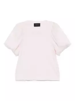 Футболка с круглым вырезом Simone Rocha, розовый