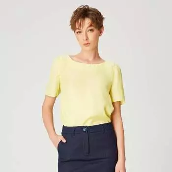 Футболка с круглым вырезом Smart And Joy, желтый