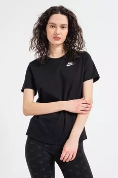 Футболка с круглым вырезом Sportswear Club Essentials Nike, черный