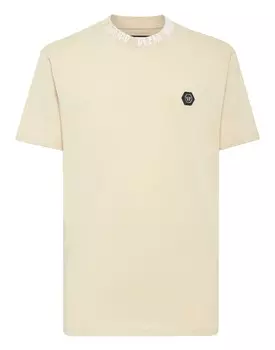 Футболка с круглым вырезом SS Gothic Plein Philipp Plein, бежевый