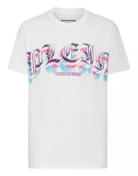Футболка с круглым вырезом SS Gothic Plein Philipp Plein, белый