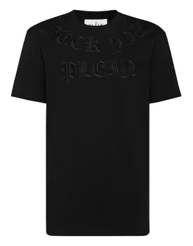 Футболка с круглым вырезом SS Gothic Plein Philipp Plein, черный