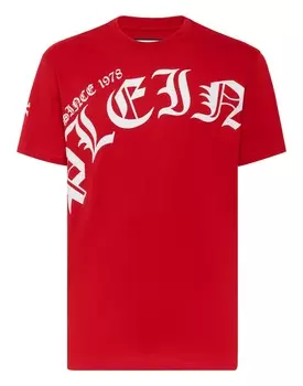 Футболка с круглым вырезом SS Gothic Plein Philipp Plein, красный