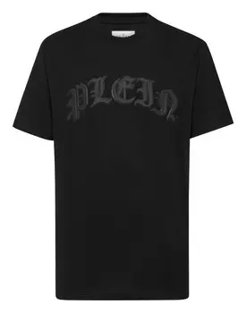 Футболка с круглым вырезом SS Gothic Plein Philipp Plein, цвет Black / Black