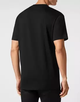 Футболка с круглым вырезом SS Iconic Plein Philipp Plein, черный