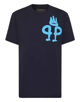 Футболка с круглым вырезом SS King Plein Philipp Plein, цвет Dark Blue
