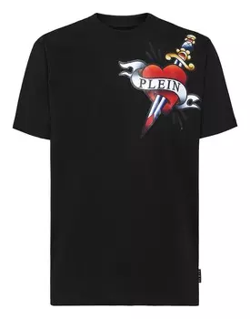 Футболка с круглым вырезом SS Love Philipp Plein, черный