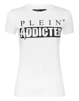 Футболка с круглым вырезом SS Original PHILIPP PLEIN, белый