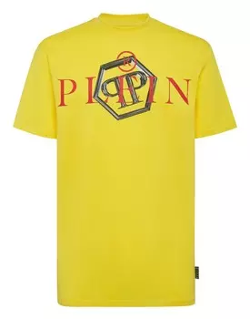 Футболка с круглым вырезом SS Philipp Plein TM, желтый