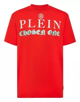 Футболка с круглым вырезом SS Philipp Plein TM, красный