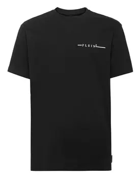 Футболка с круглым вырезом SS Philipp Plein TM, цвет Black / White