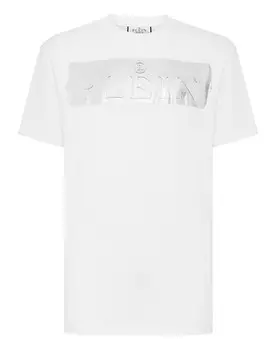 Футболка с круглым вырезом SS Philipp Plein, белый