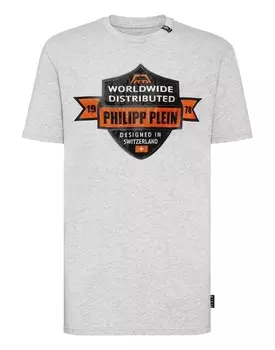 Футболка с круглым вырезом SS Philipp Plein TM, серый