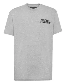 Футболка с круглым вырезом SS Philipp Plein, серый