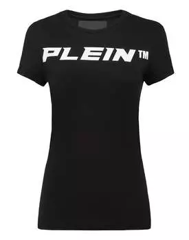 Футболка с круглым вырезом SS PHILIPP PLEIN, черный