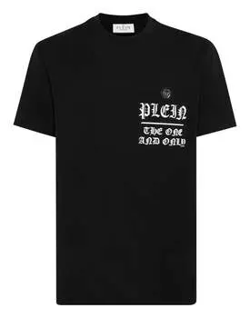 Футболка с круглым вырезом SS PHILIPP PLEIN, черный