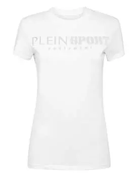 Футболка с круглым вырезом SS PLEIN SPORT, белый