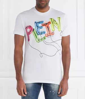Футболка с круглым вырезом ss Regular fit Philipp Plein, белый