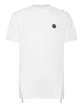 Футболка с круглым вырезом SS Шестиугольник Philipp Plein, белый