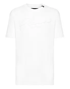 Футболка с круглым вырезом SS Signature Philipp Plein, белый