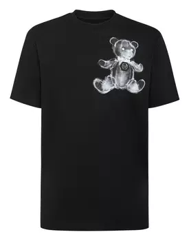 Футболка с круглым вырезом SS Teddy Bear Philipp Plein, черный