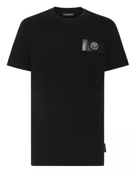 Футболка с круглым вырезом SS Tiger Crest Edition Plein Sport, цвет Black / Black