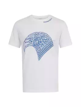 Футболка с круглым вырезом Stefano Ricci, белый