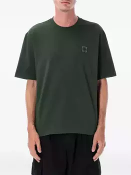 Футболка с круглым вырезом Stone Island, зеленый