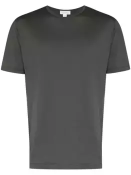 Футболка с круглым вырезом Sunspel, нейтральный