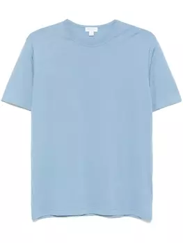 Футболка с круглым вырезом Sunspel, синий