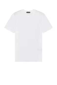 Футболка с круглым вырезом Tom Ford, белый