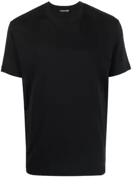 Футболка с круглым вырезом TOM FORD, черный