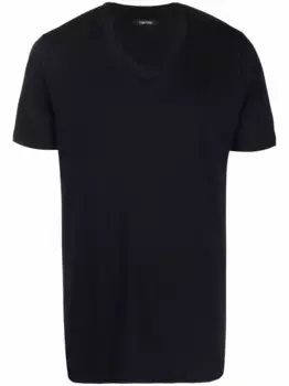 Футболка с круглым вырезом TOM FORD, черный