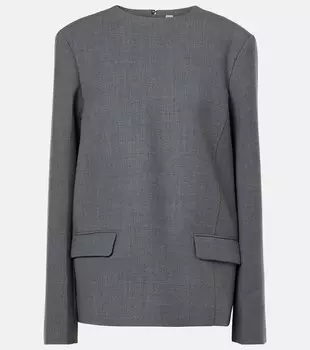 Футболка с круглым вырезом Toteme, Grey Melange