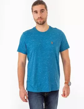 Футболка с круглым вырезом U.S. Polo Assn.Space Dye, синий сапфир